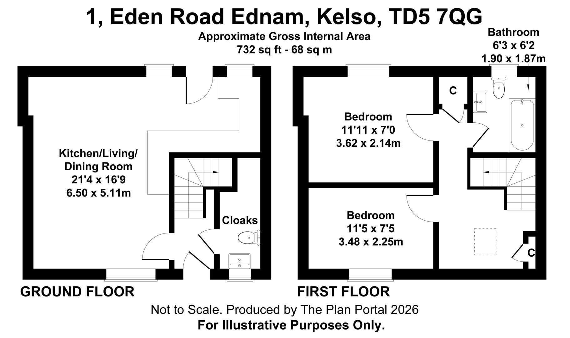 1, Eden Road, Kelso floorplan