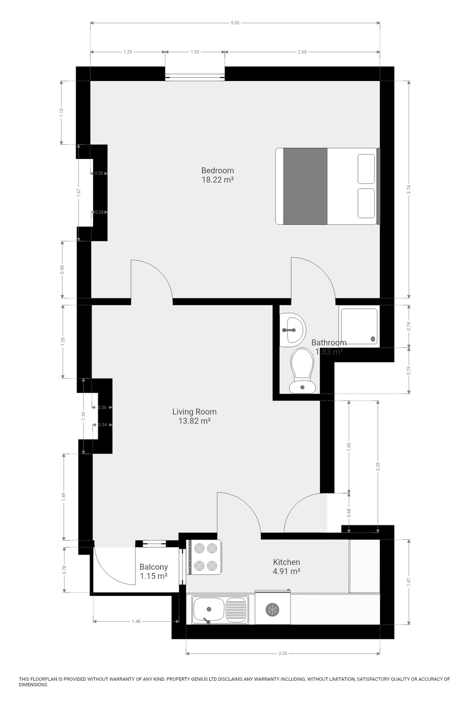 Flat 3, 40 Milton Grove, Manchester floorplan