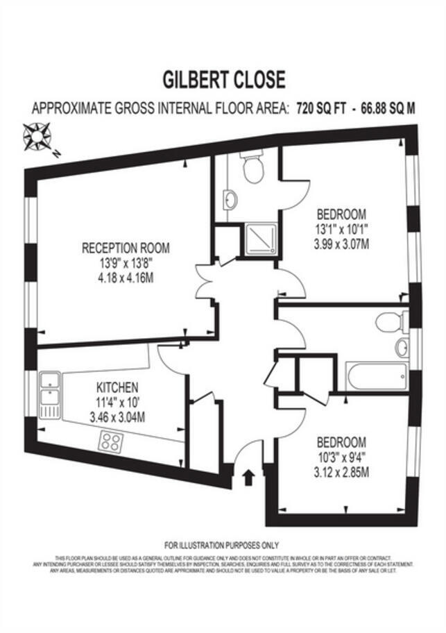 46, Gilbert Close, Shooters Hill floorplan