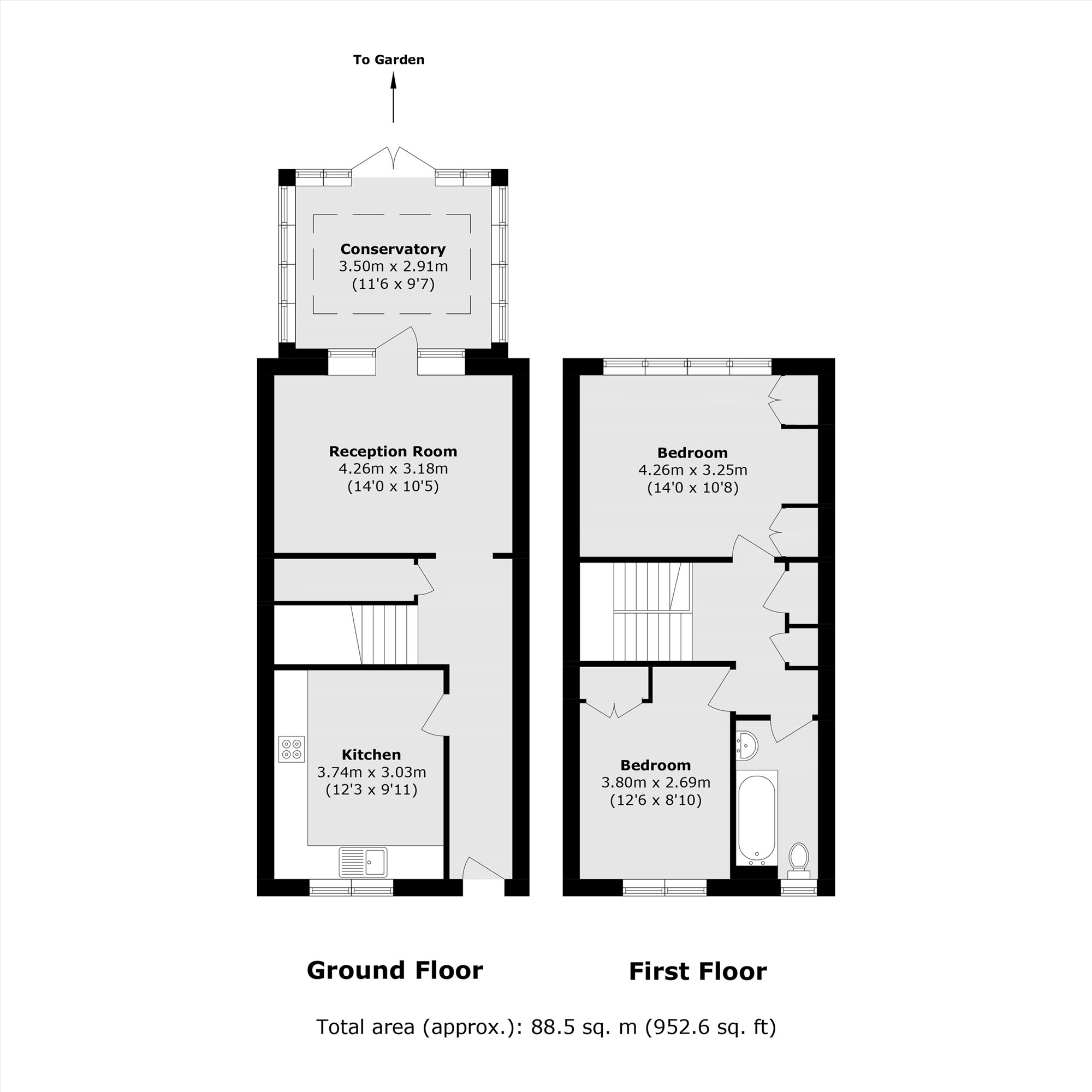 38, Hainton Close, London floorplan