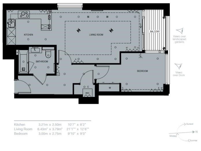 1 Bedrooms Flat to rent in Jaeger House, Thurstan Street, London SW6