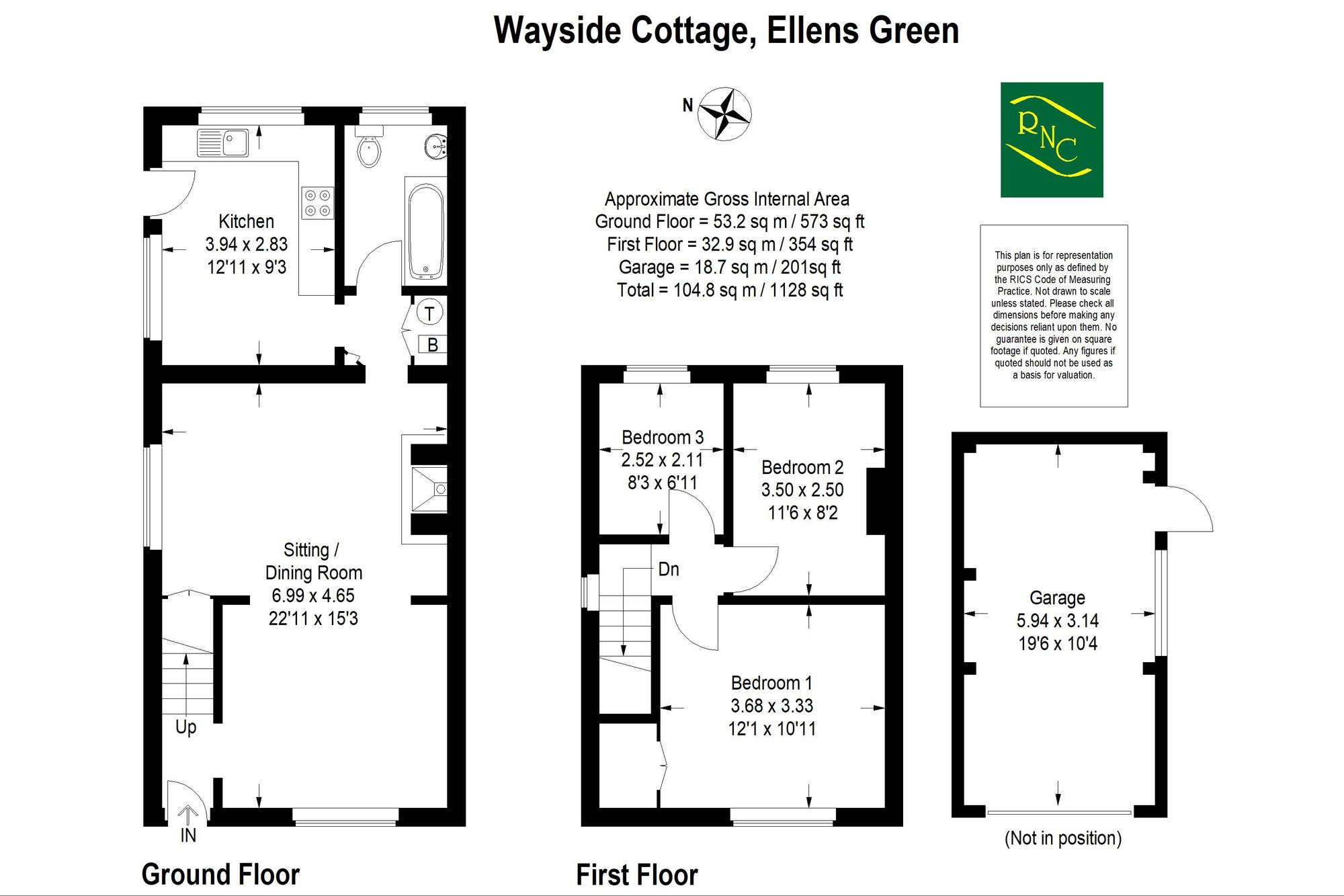 5 Wayside Cottages Horsham Road, Horsham floorplan