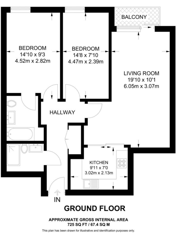 Apartment 146 Building 50,, Argyll Road, London floorplan