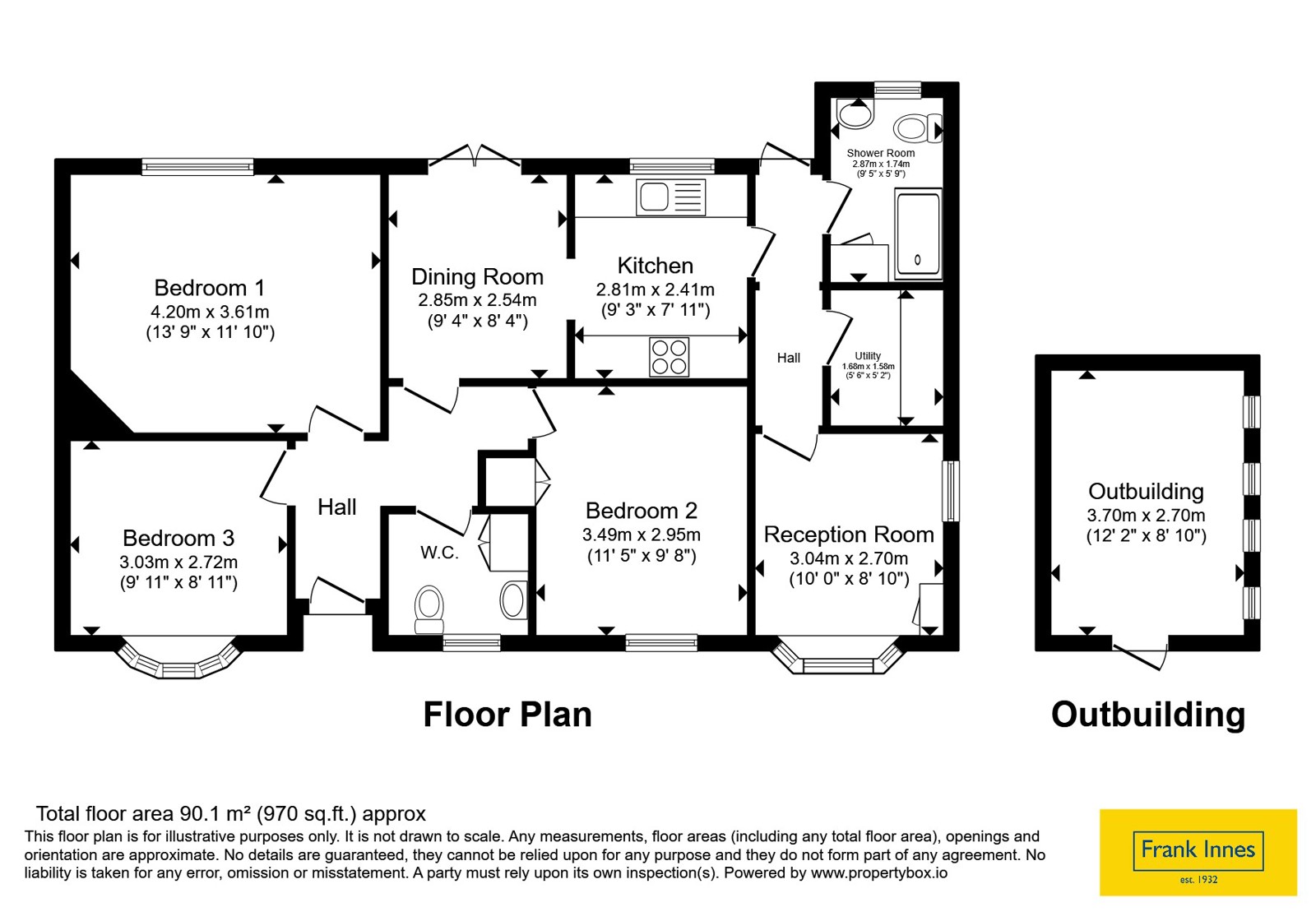 44, Church Street, Swadlincote floorplan