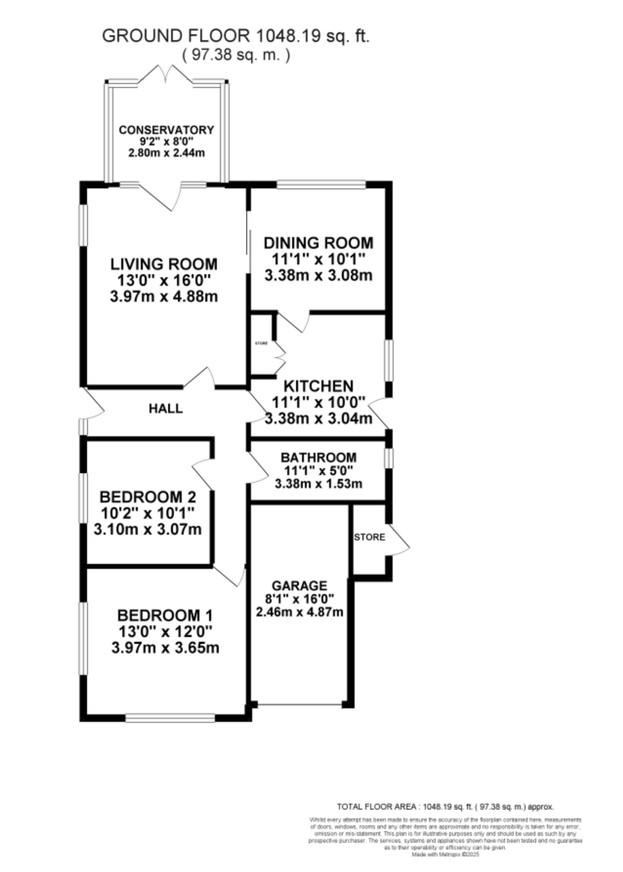 36 Victoria Way, Stafford floorplan