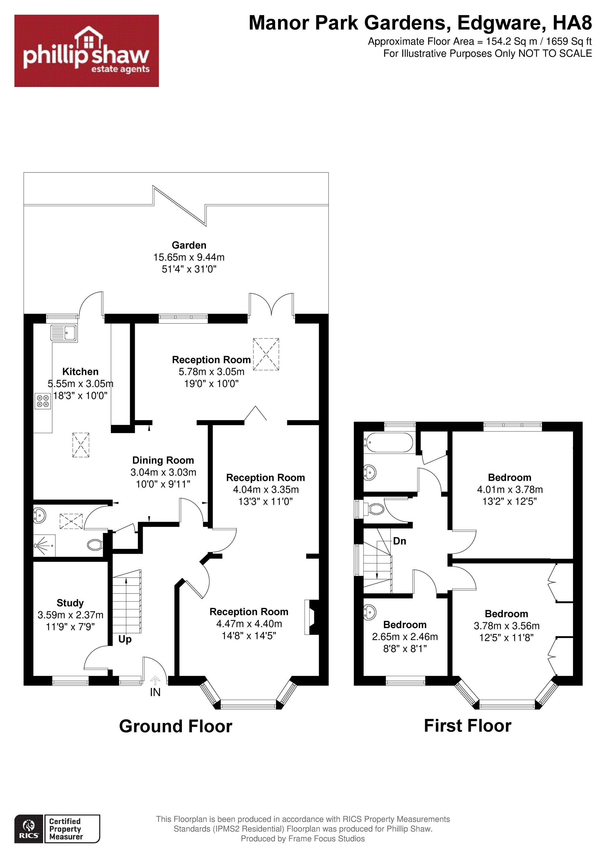 16 Manor Park Gardens, Edgware floorplan