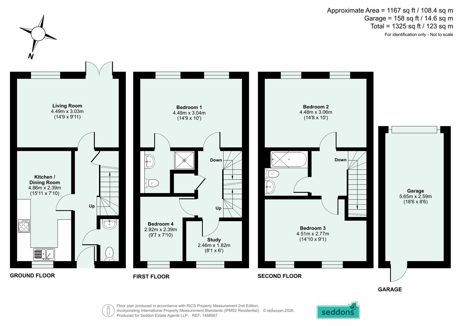 31, Fairby Close, Tiverton floorplan