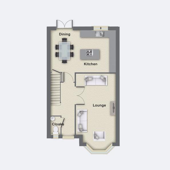 4 Bedrooms Semi-detached house for sale in 