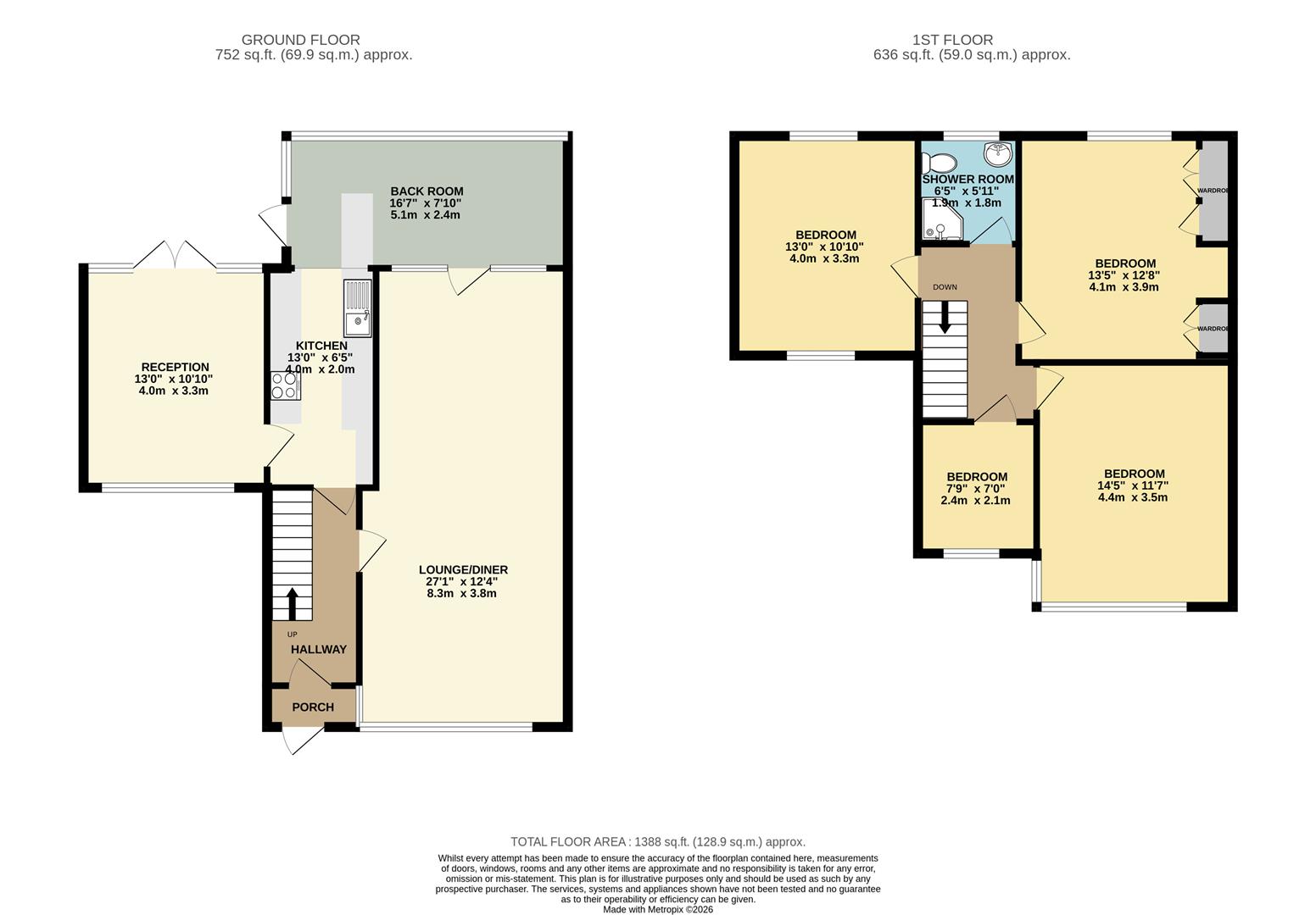 69, Frances Road, Chingford floorplan