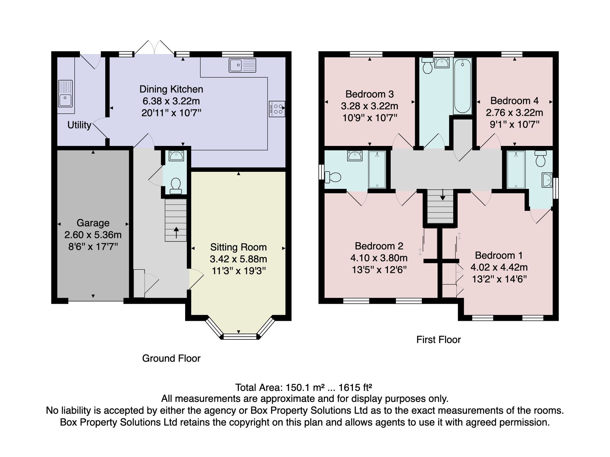2 Copper Close, Knaresborough floorplan