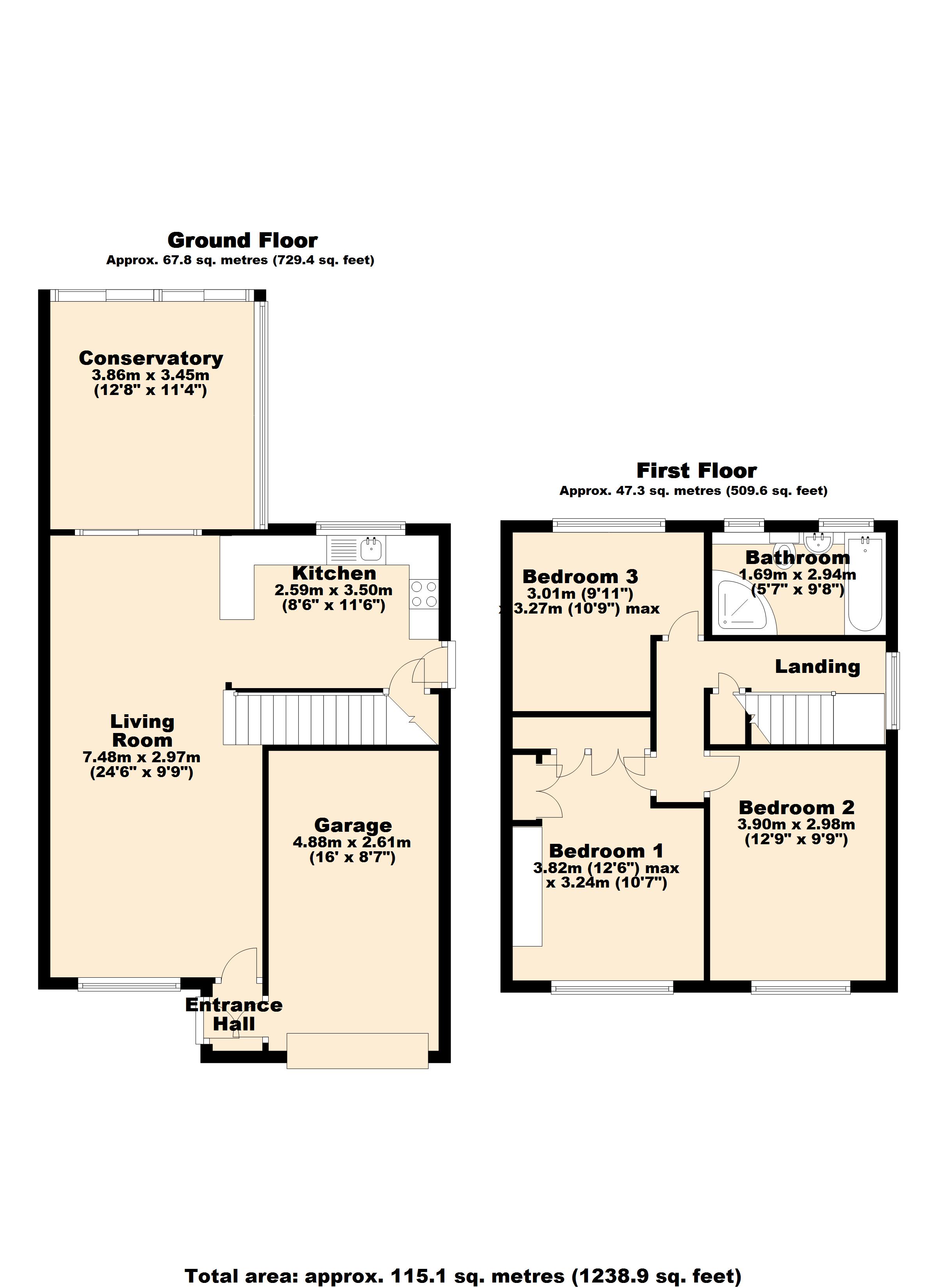 3 Bedrooms Detached house for sale in St. Pauls Close, Farington Moss, Leyland PR26