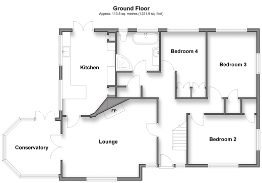 Cot Lane Biddenden, Ashford floorplan