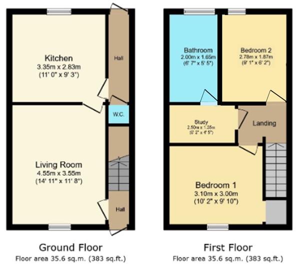 25, New Row, Bishop Auckland floorplan