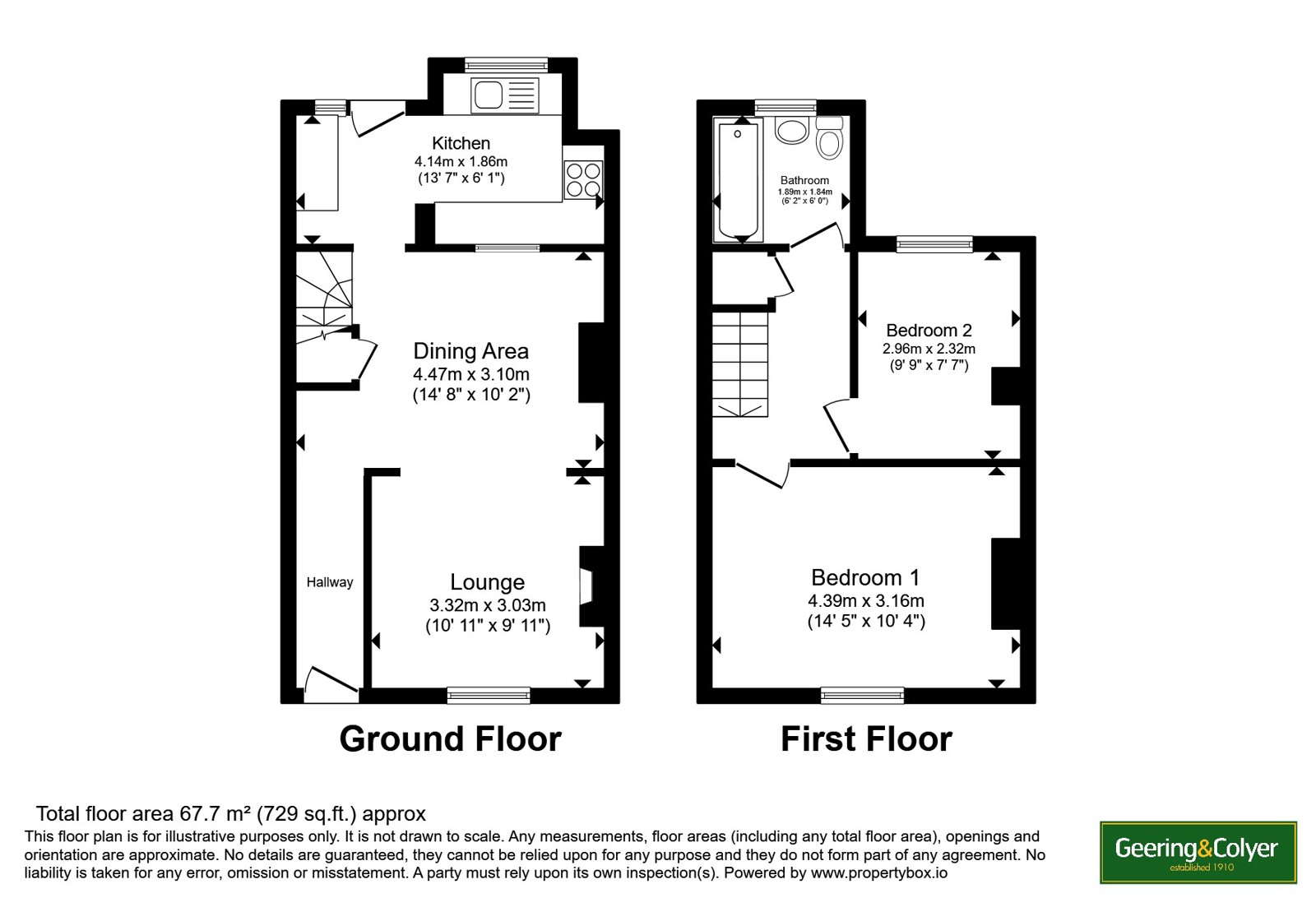 278, London Road, Kent floorplan