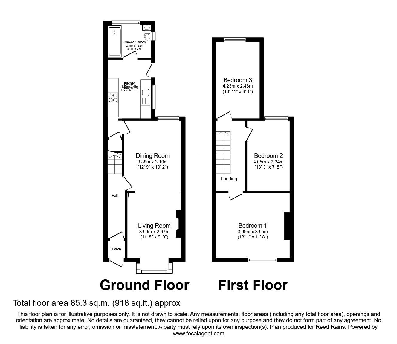14, Sussex Street, Lincolnshire floorplan