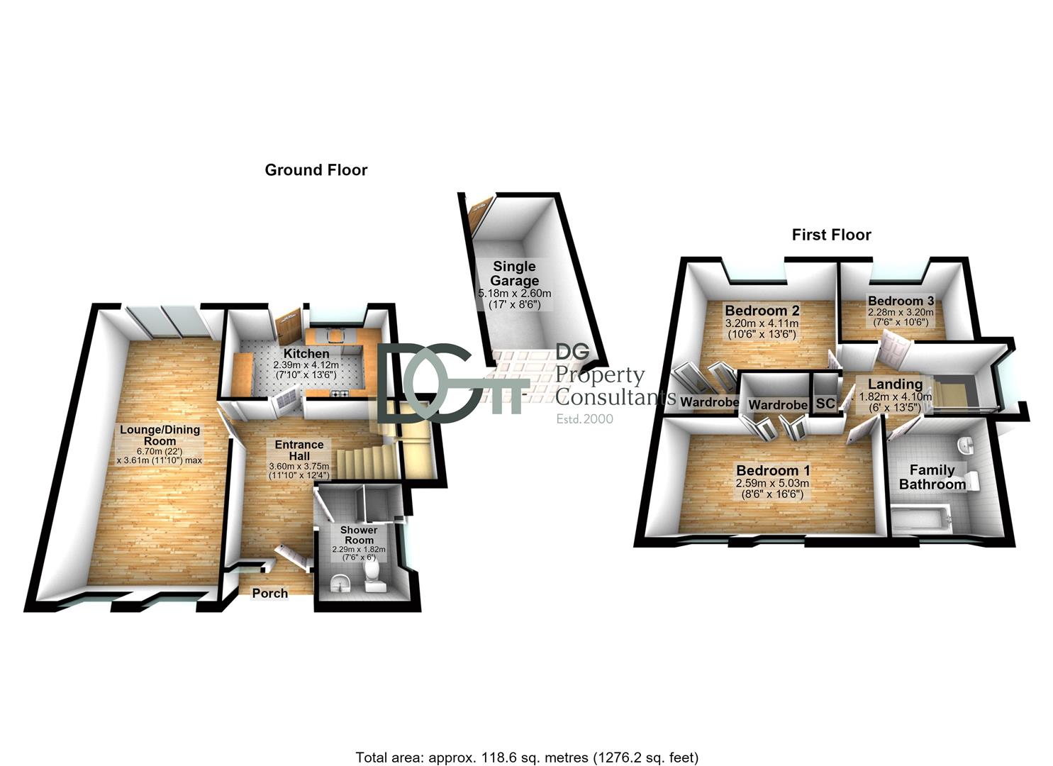 St. Georges Close, Toddington floorplan