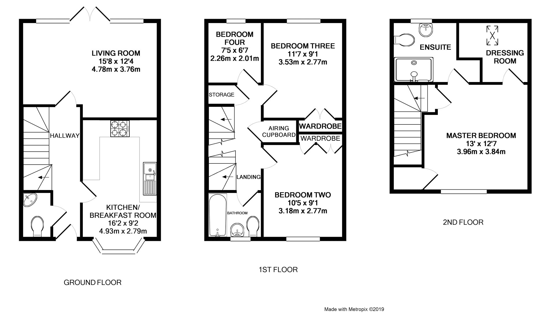 4 Bedrooms Terraced house for sale in Eagle Way, Jennett's Park, Bracknell, Berkshire RG12
