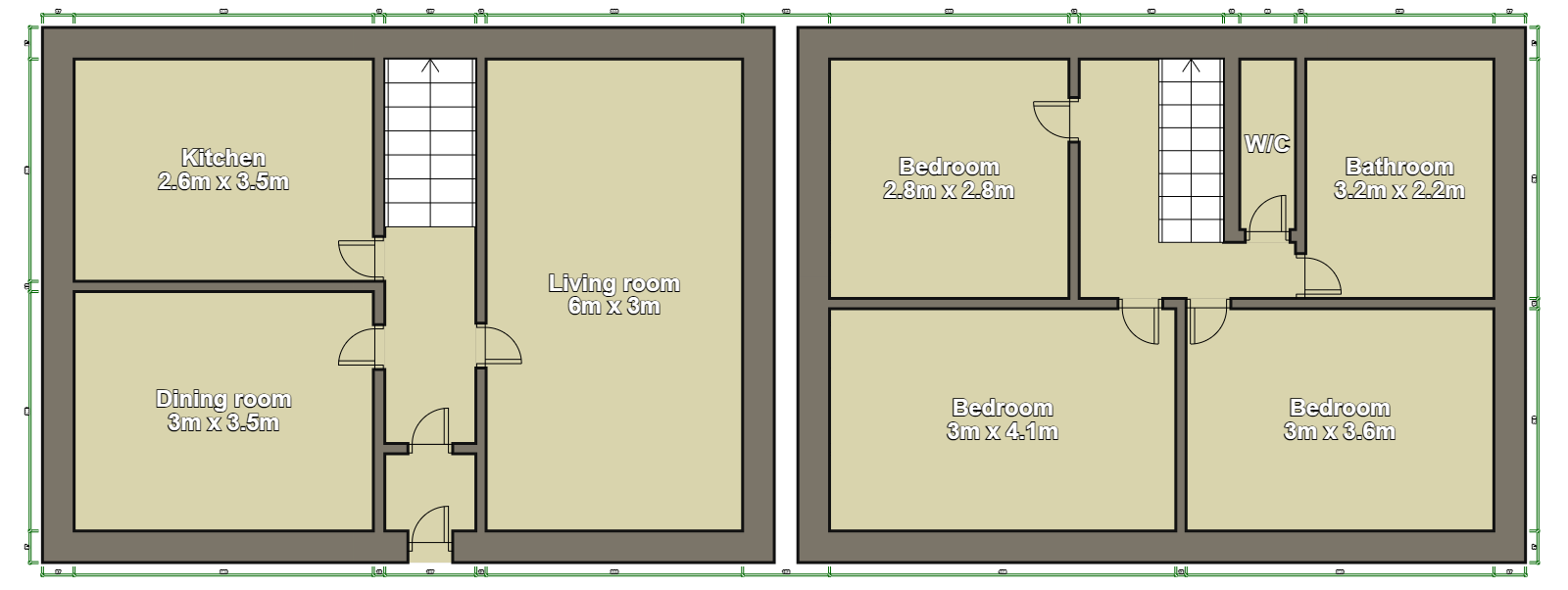 4 Fountain Street, Mountain Ash floorplan