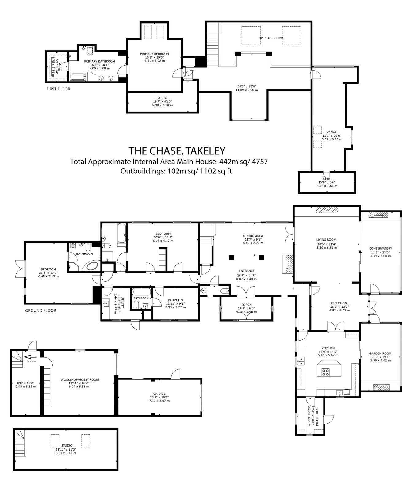 The Chase, Jacks Lane, Bishop's Stortford floorplan