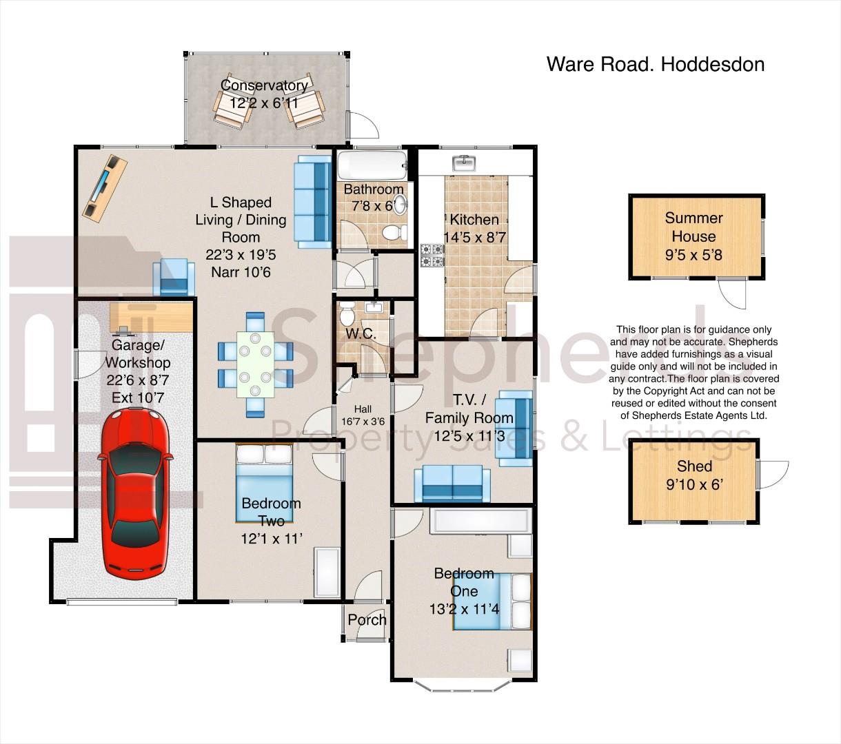 Ware Road, Hoddesdon floorplan