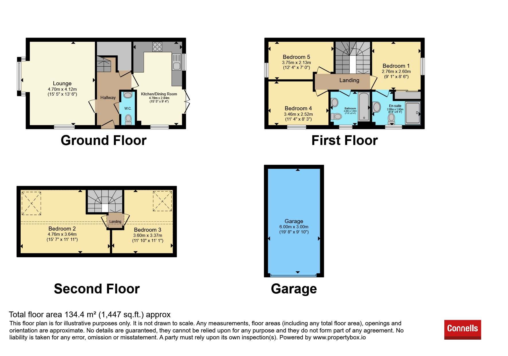 10, Tollgate Close, Leicester floorplan