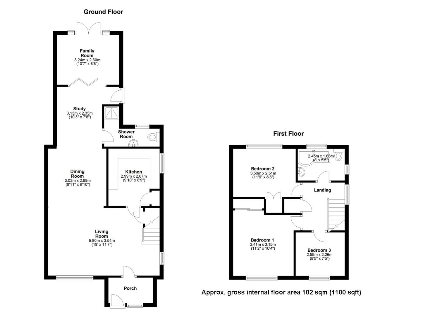 10, Brownlow Road, Cambridge floorplan