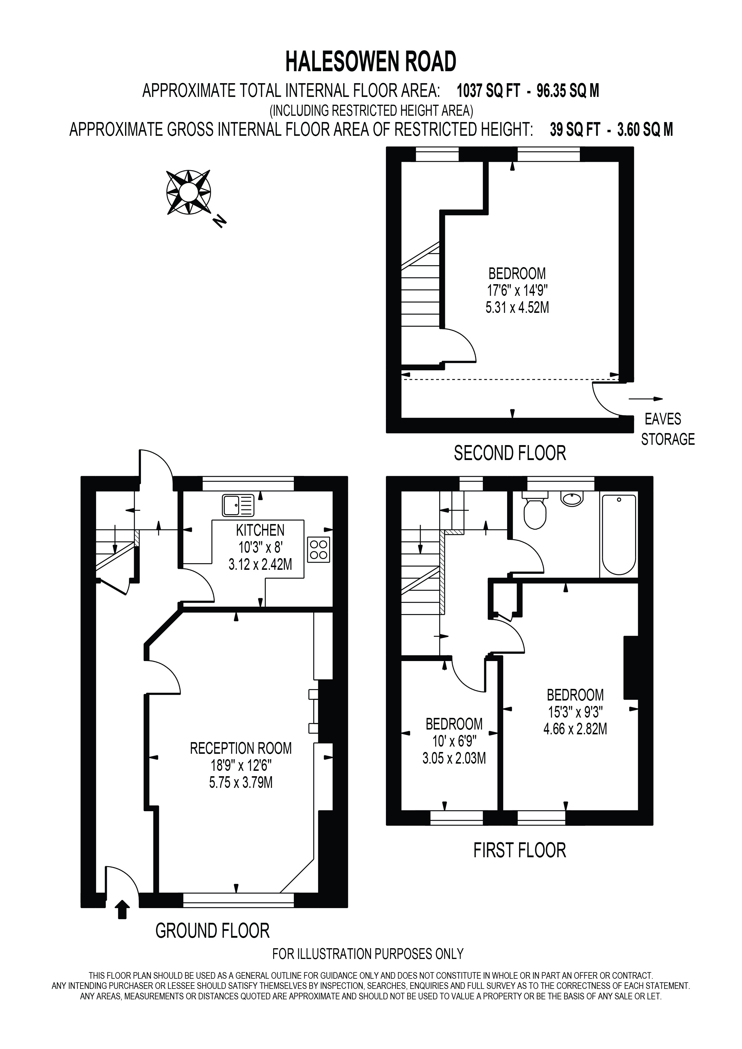 40, Halesowen Road, Morden floorplan