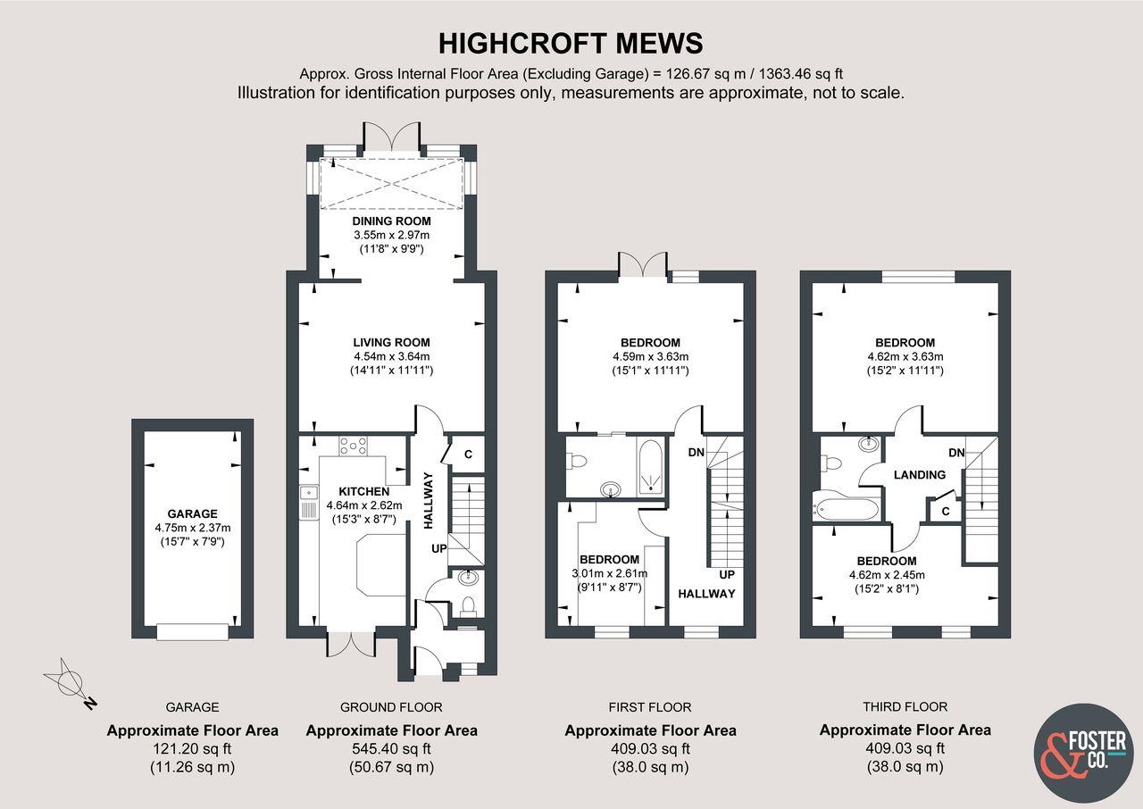 3 Highcroft Mews, Highcroft Villas, Brighton floorplan