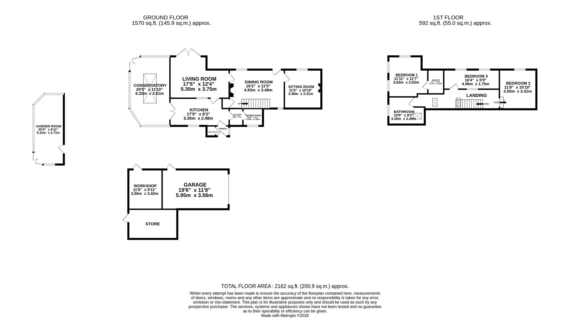2 The Cottage, Market Drayton floorplan