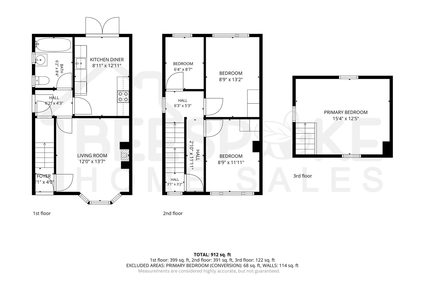 51, Broomhill Lane, Mansfield floorplan