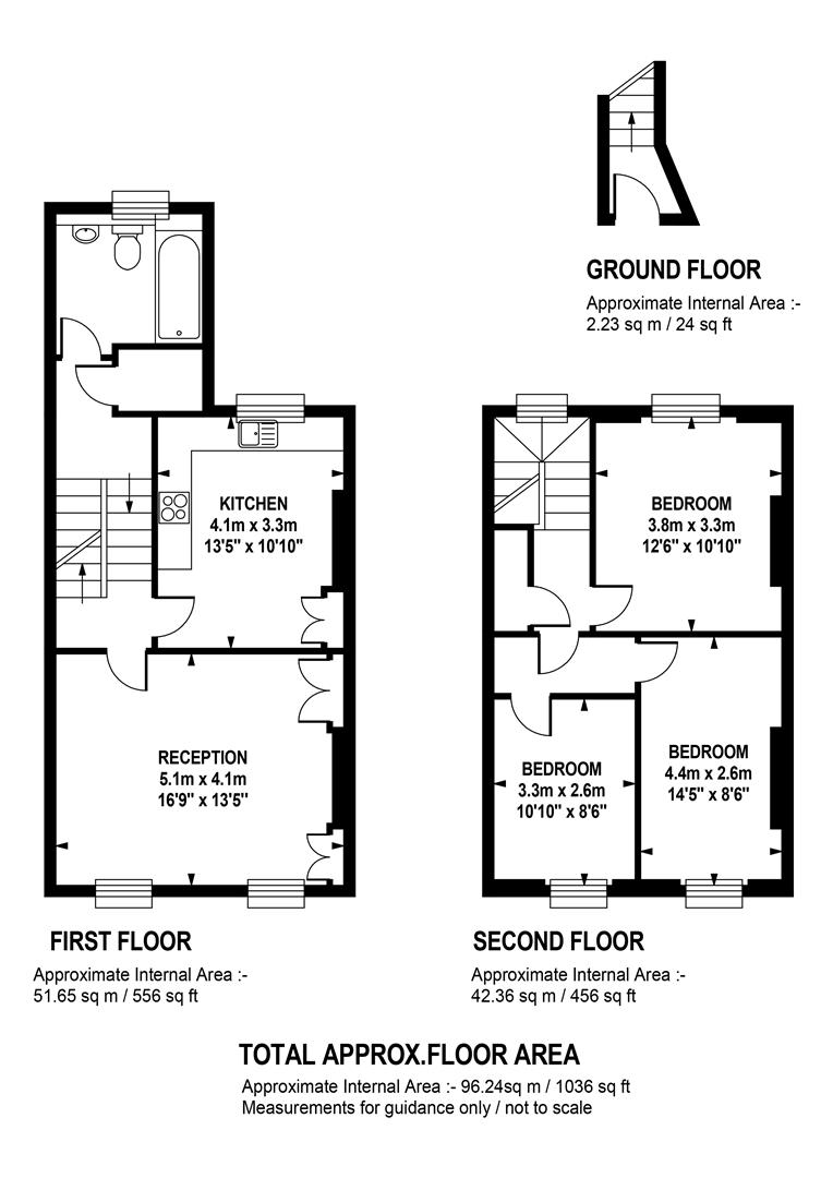 39B, Trafalgar Avenue, London floorplan