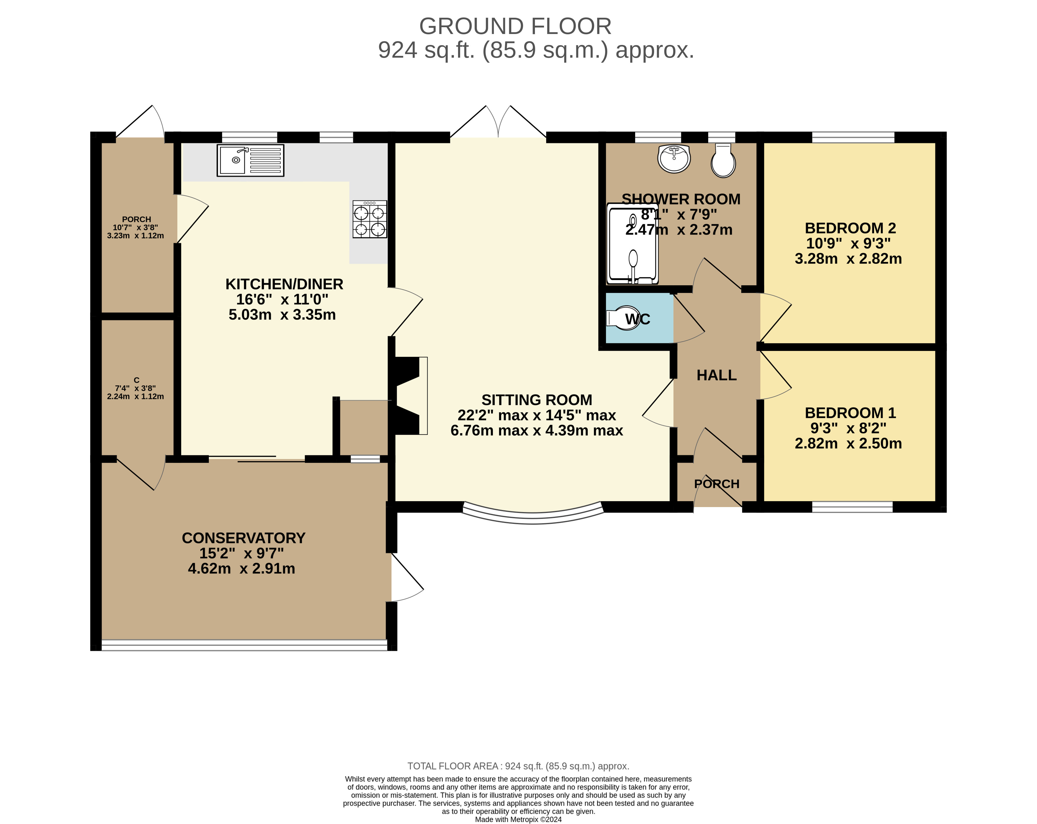 The Jays Langley Marsh, Nr Wiveliscombe Taunton Somerset, Taunton floorplan