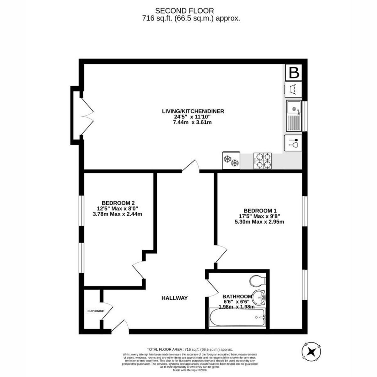 62, Mallard Close, Southam floorplan