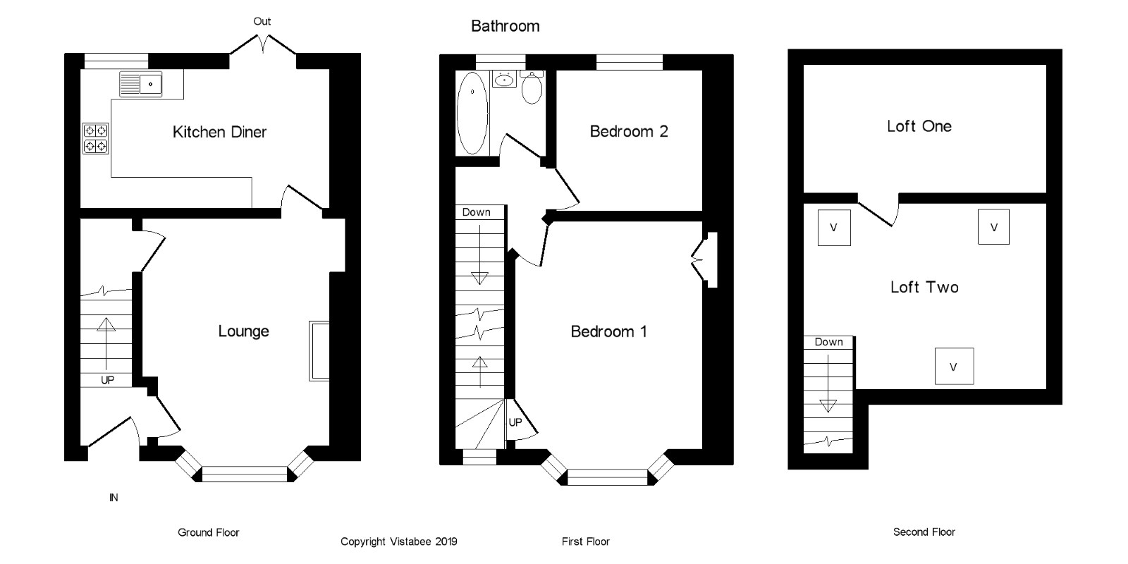 2 Bedrooms Terraced house for sale in Blythswood Crescent, Largs, North Ayrshire, Scotland KA30