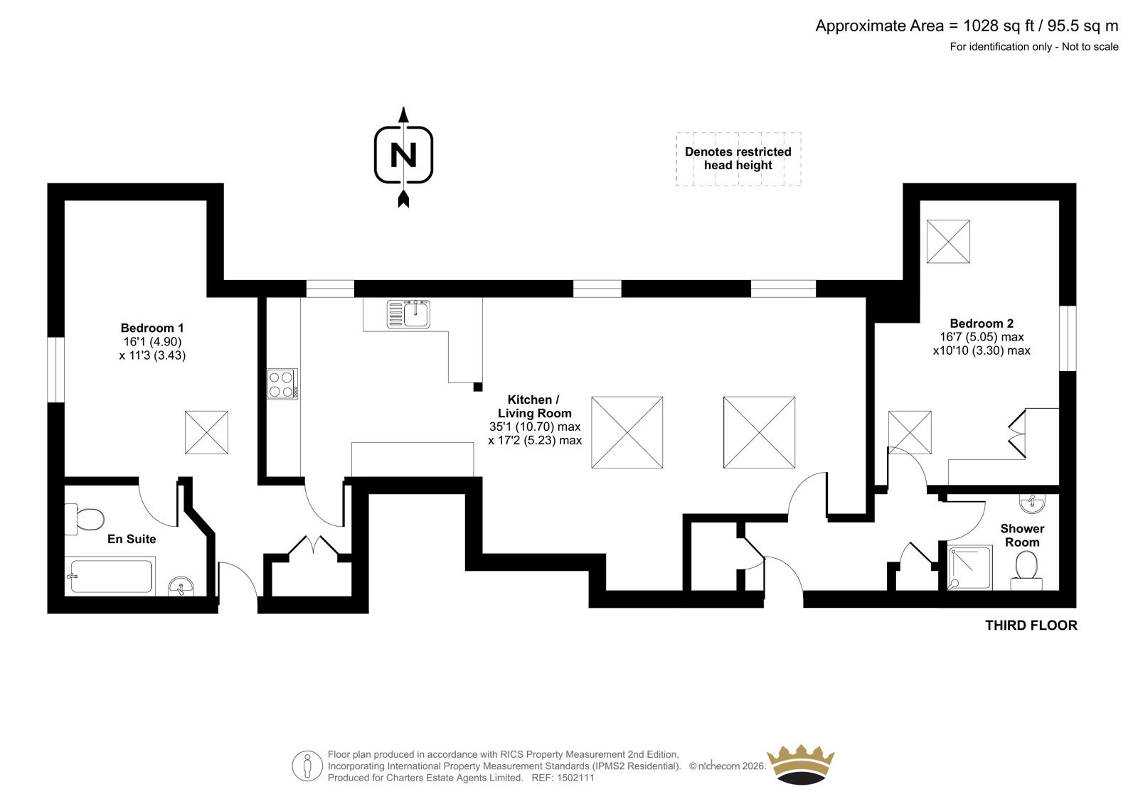 12 The French Apartments,, De Courcel Road, East Sussex floorplan