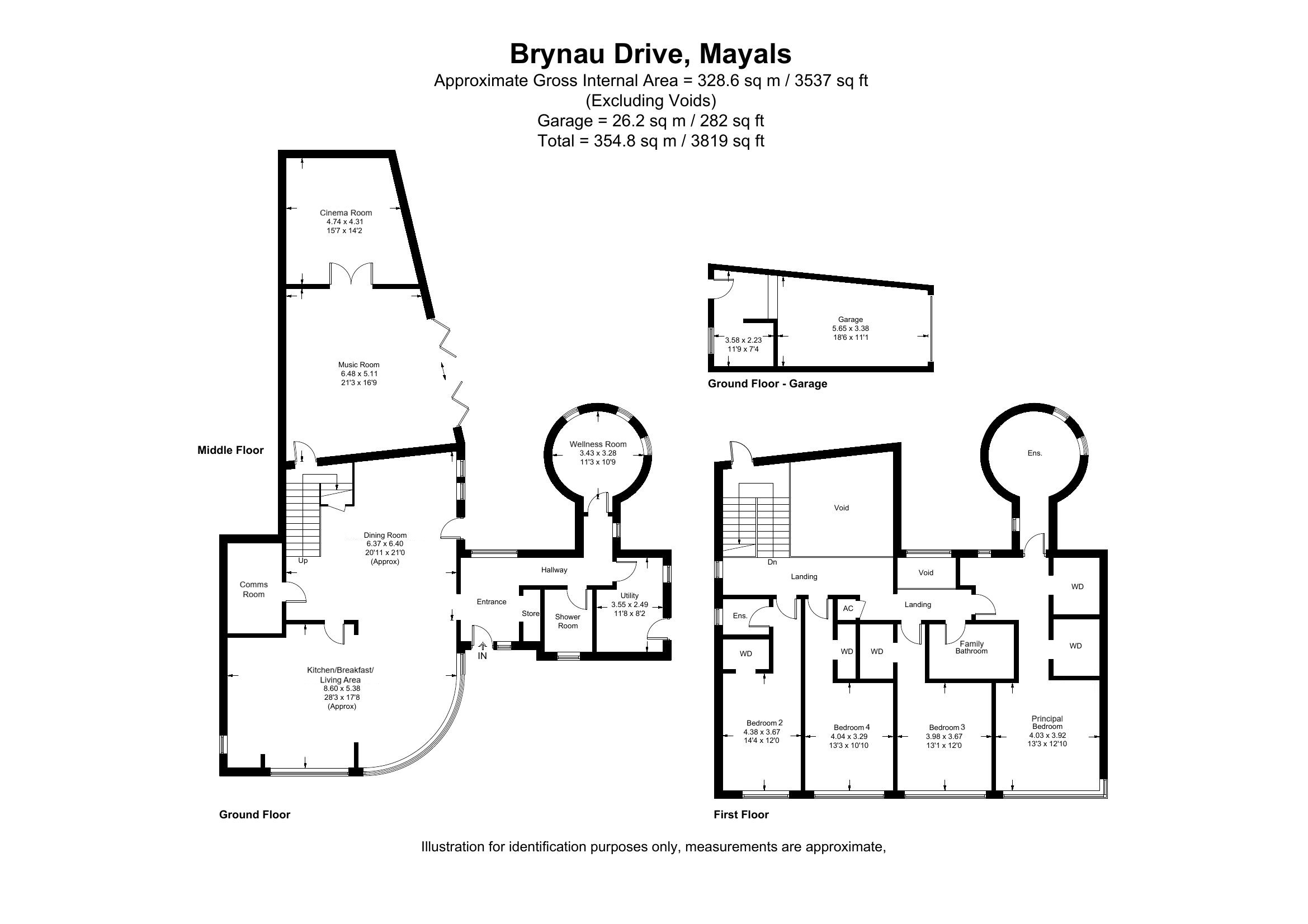 Mayals, Swansea floorplan
