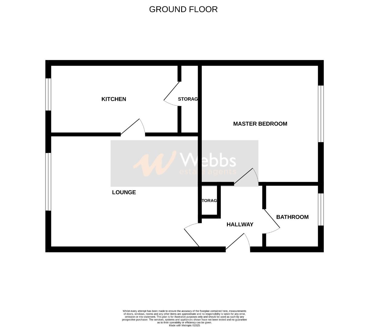 13 Rowan Croft, Price Street, Cannock floorplan