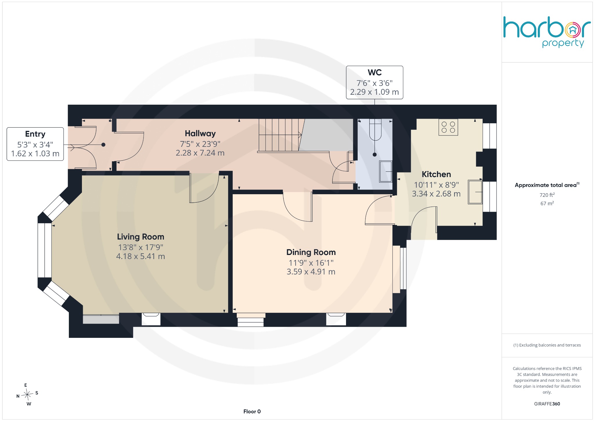 67 Hillview Street, Shettleston, Glasgow floorplan