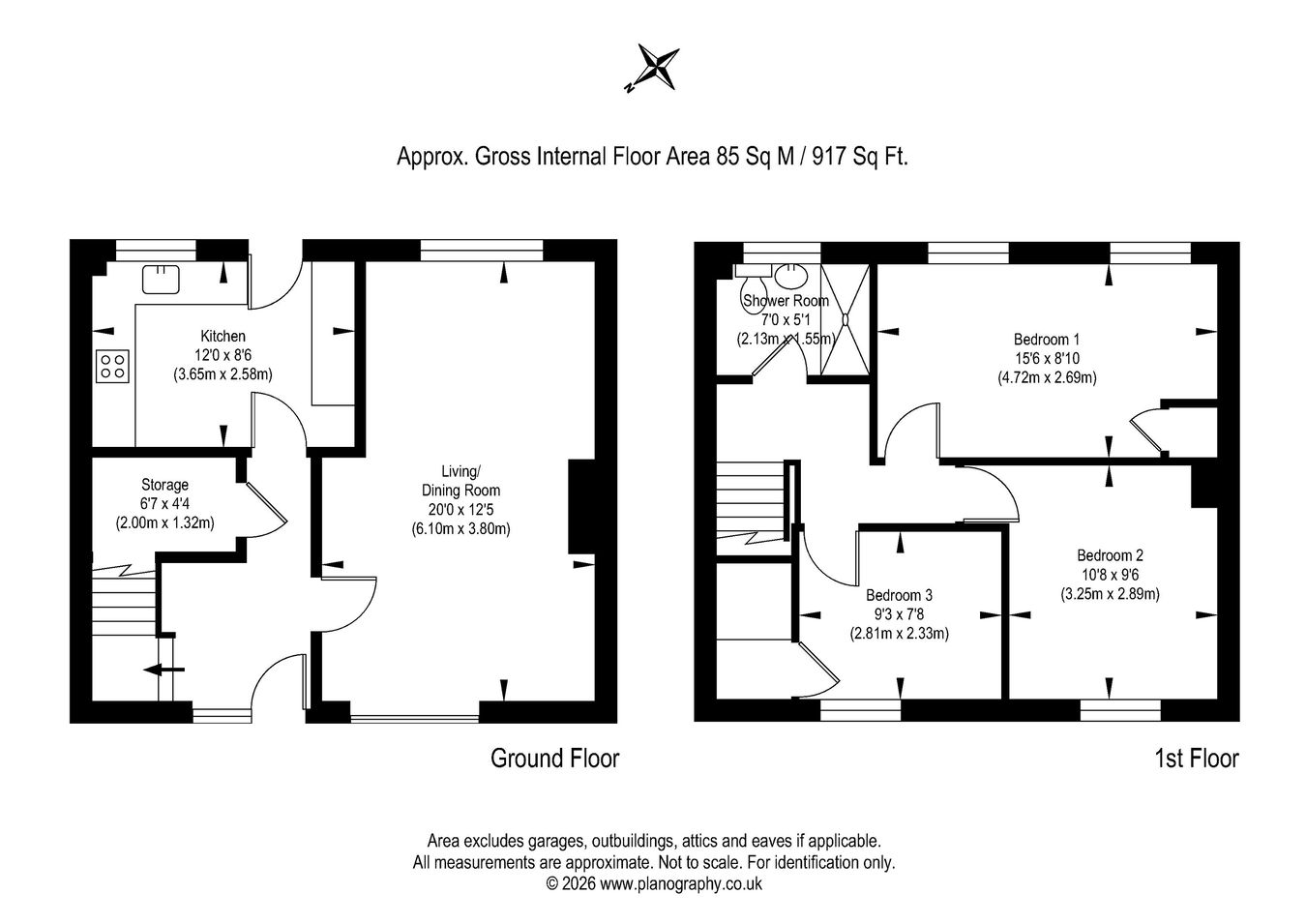 20, Sherwood View, Bonnyrigg floorplan
