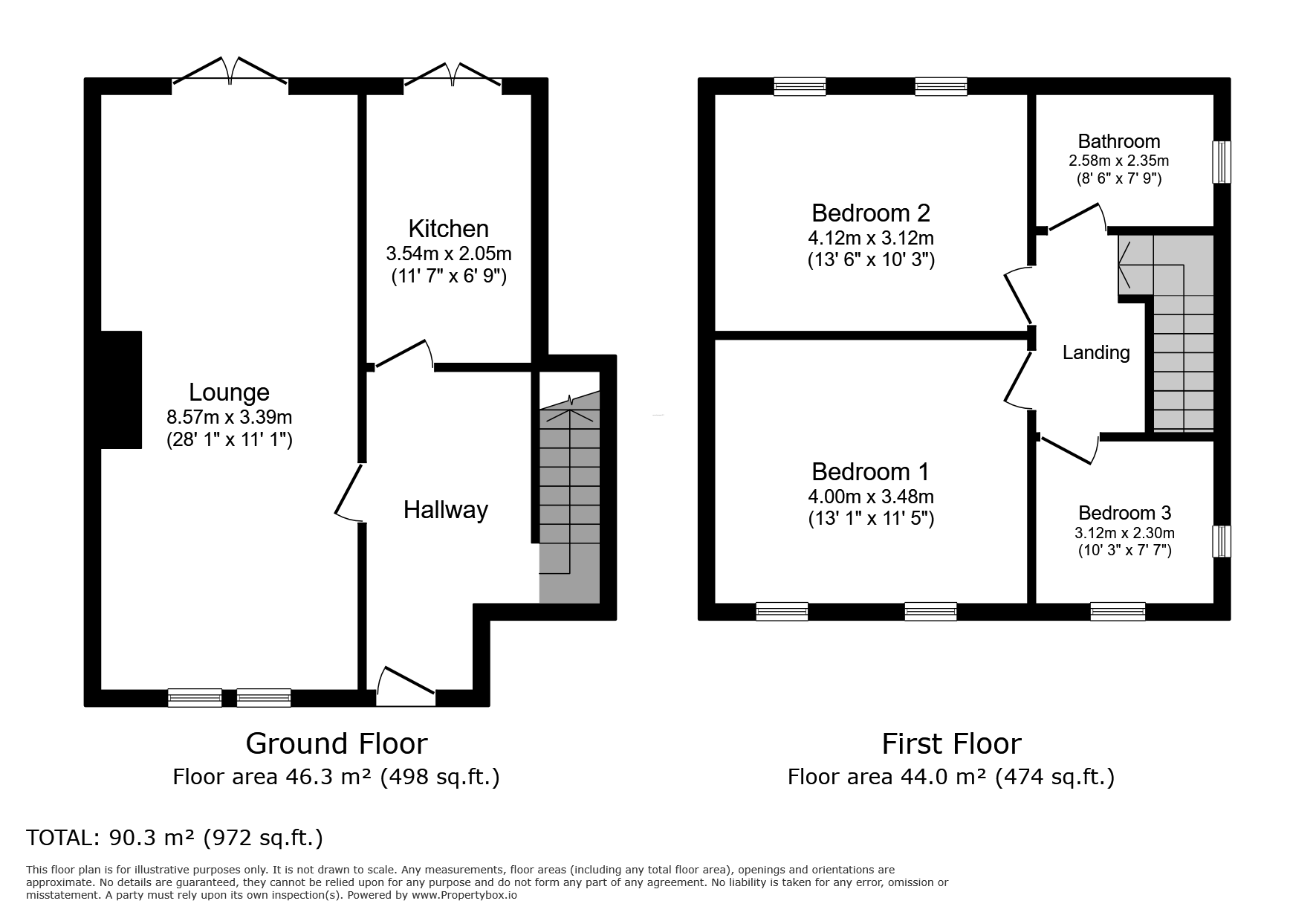 239, London Road, Carlisle floorplan