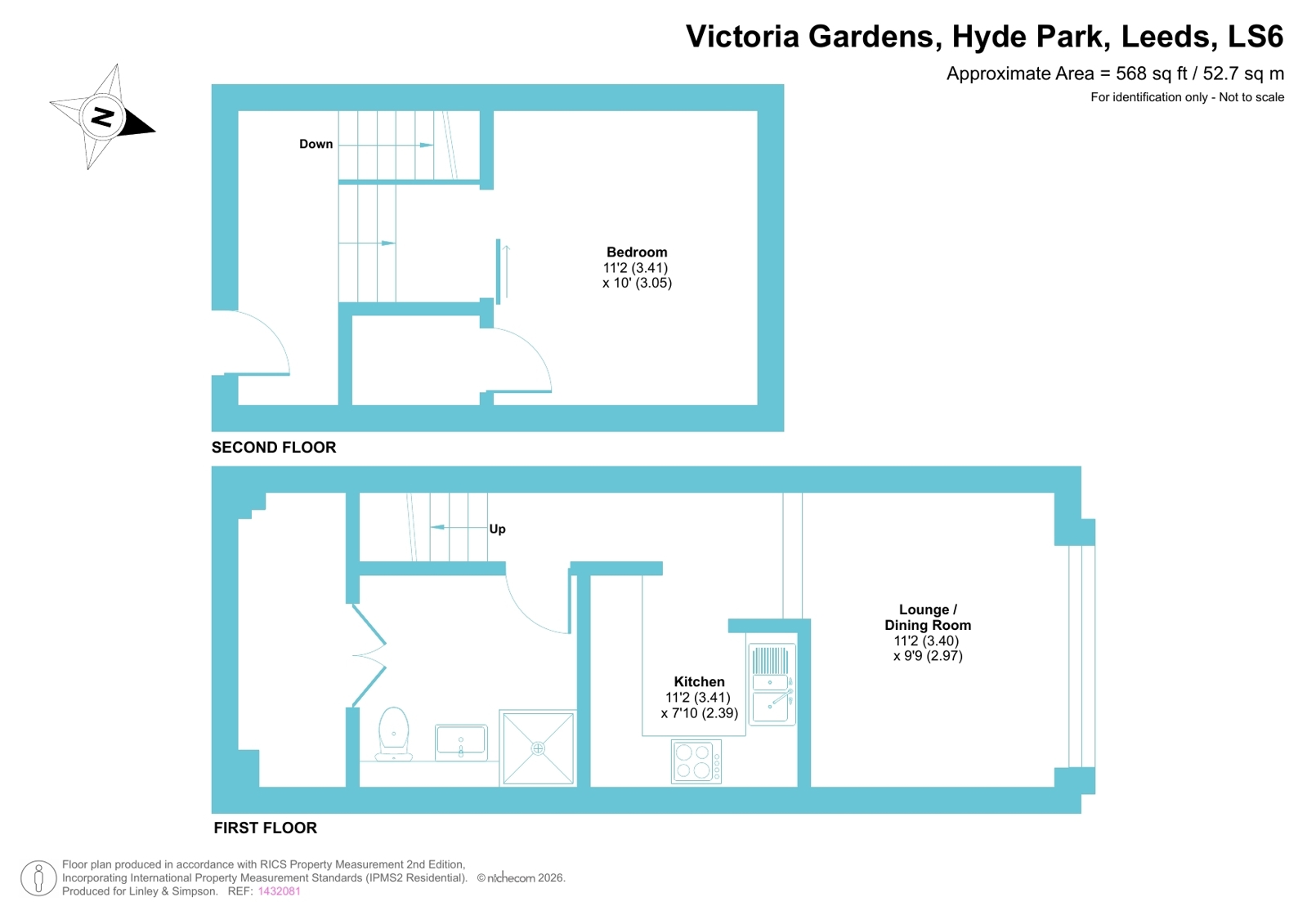 Flat 25, The Old School House, 5, Victoria Gardens, Leeds floorplan