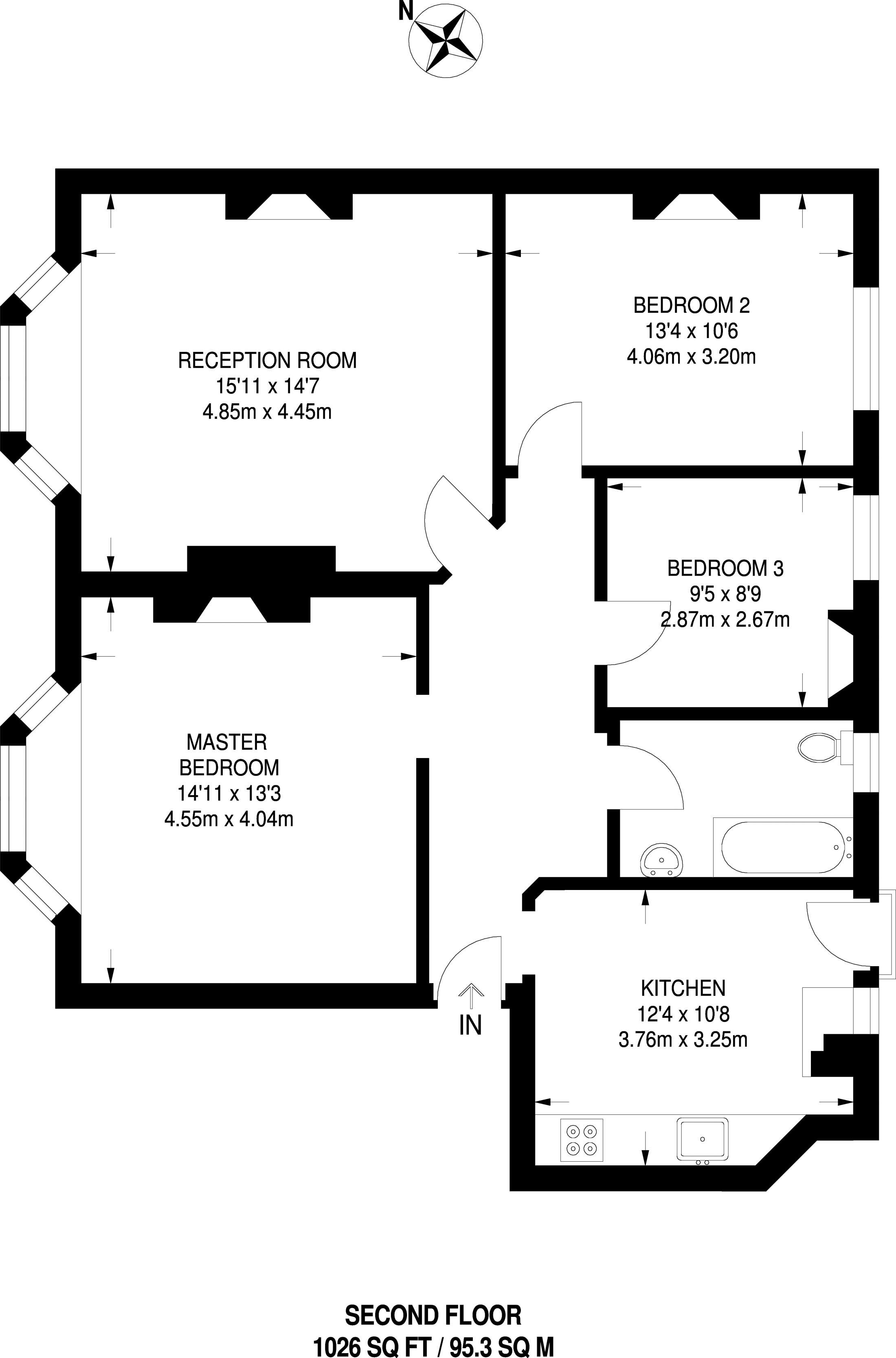 3 Bedrooms Flat to rent in Lawn Mansions, Barnet EN5