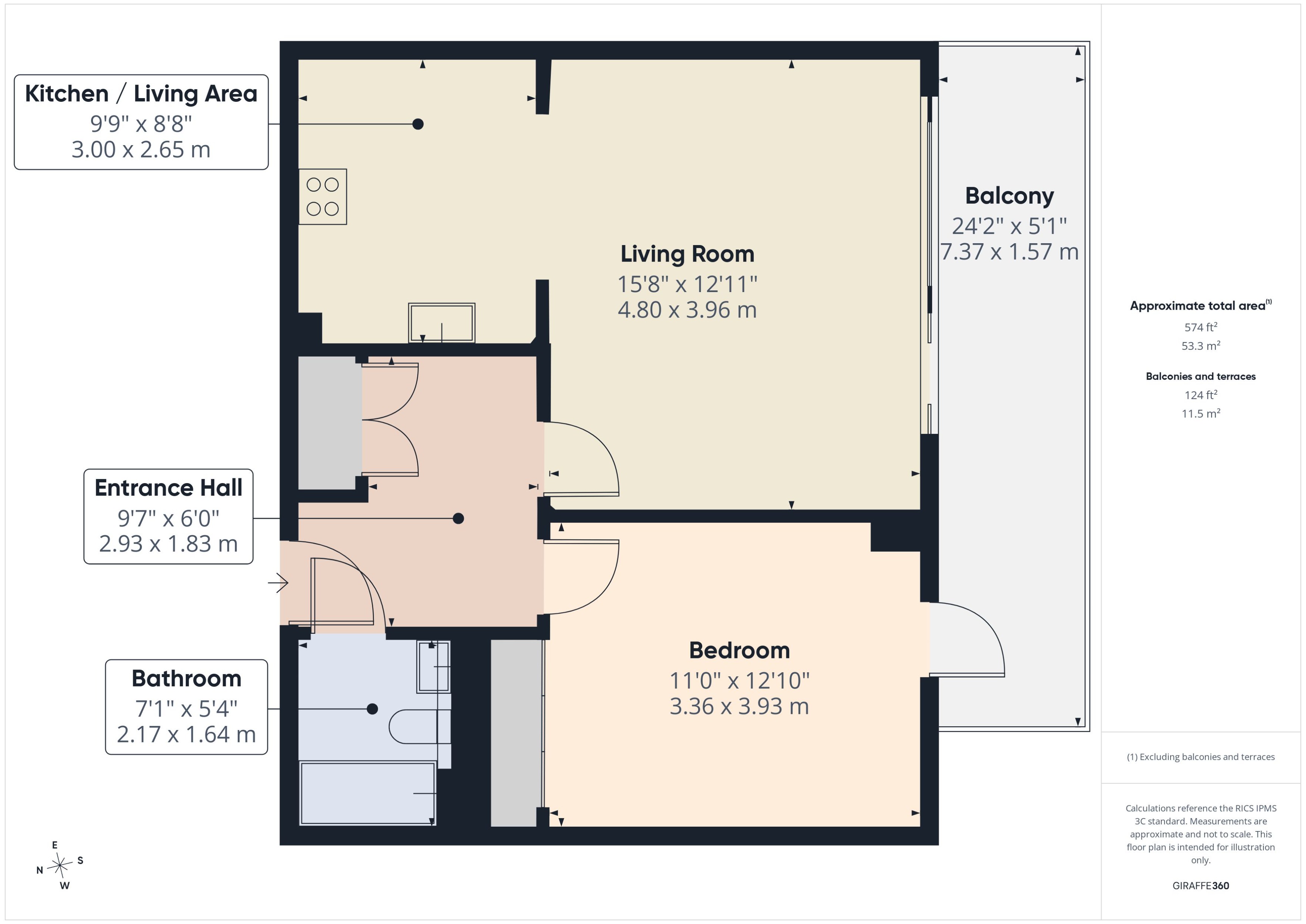 25, Betsom Place, Leacon Road, Ashford floorplan