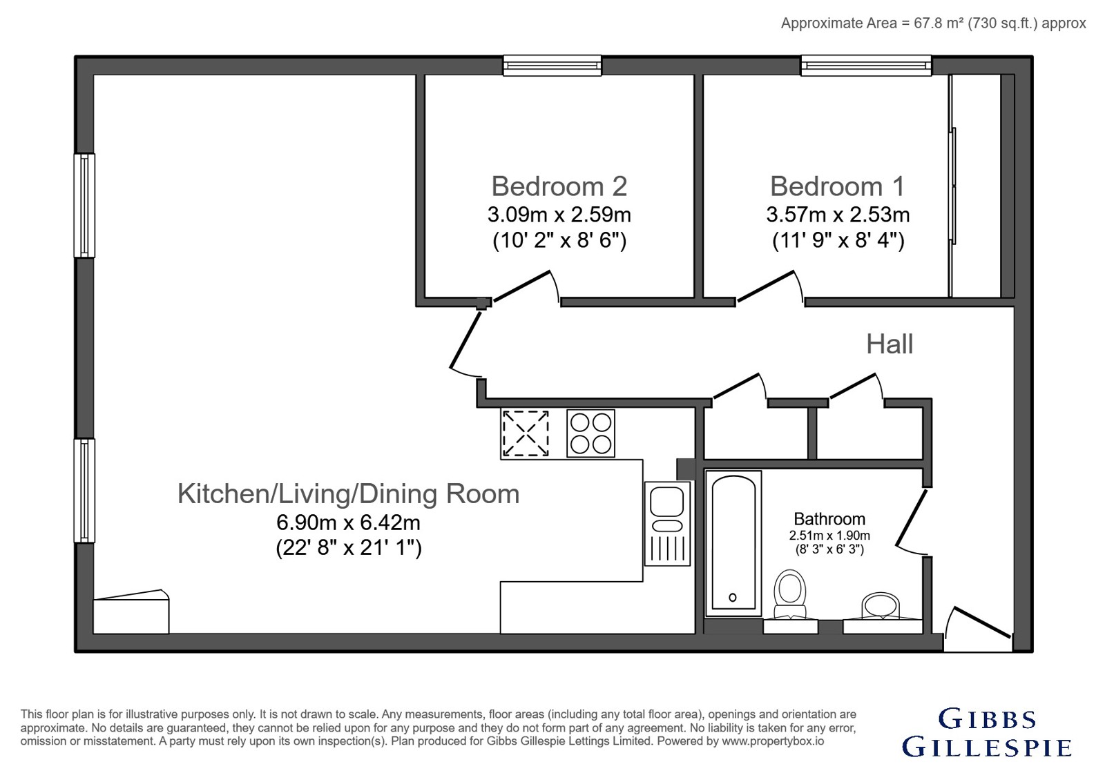 Castlebar Park, London floorplan
