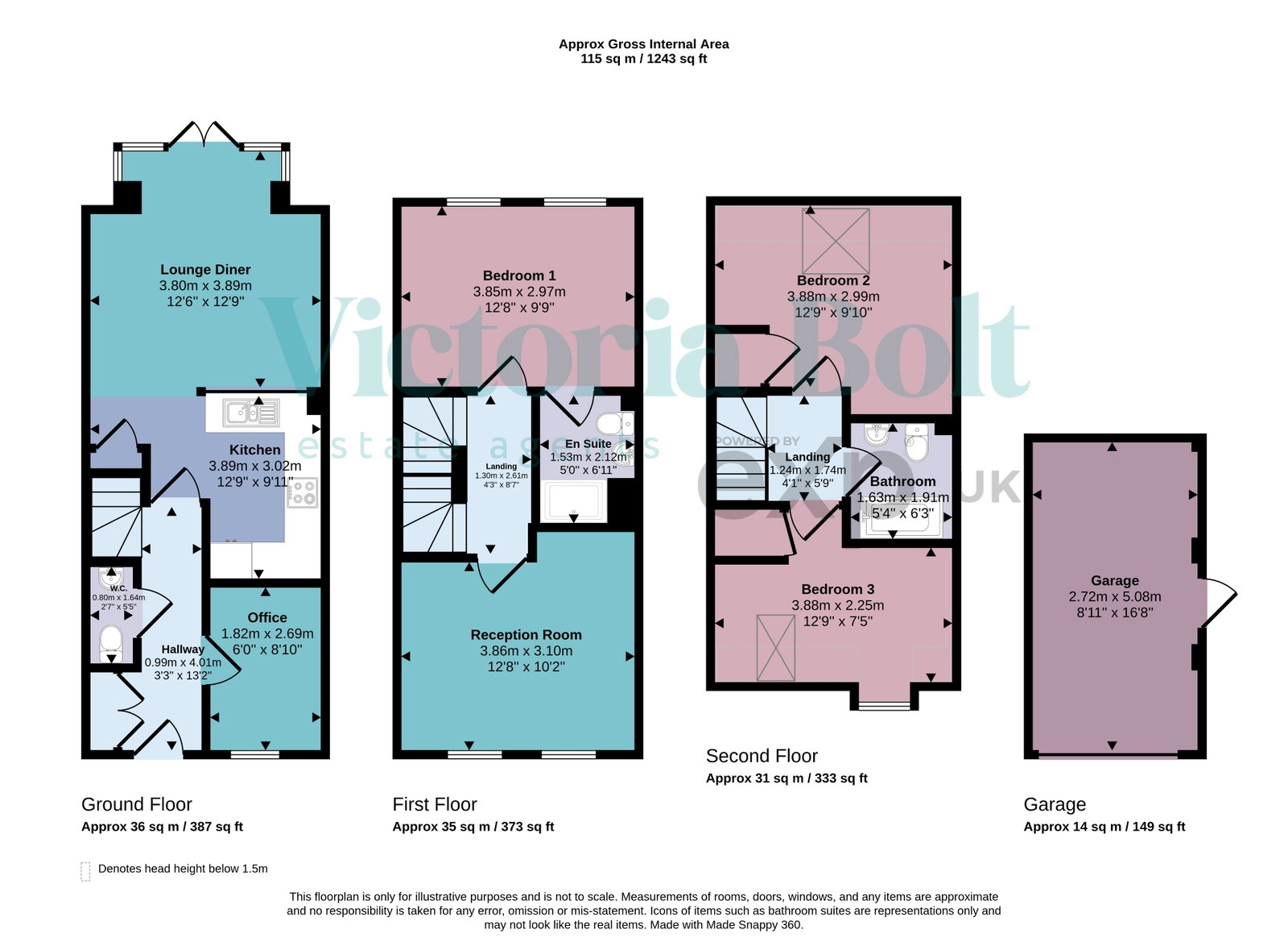 19, New Green Street, Ivybridge floorplan