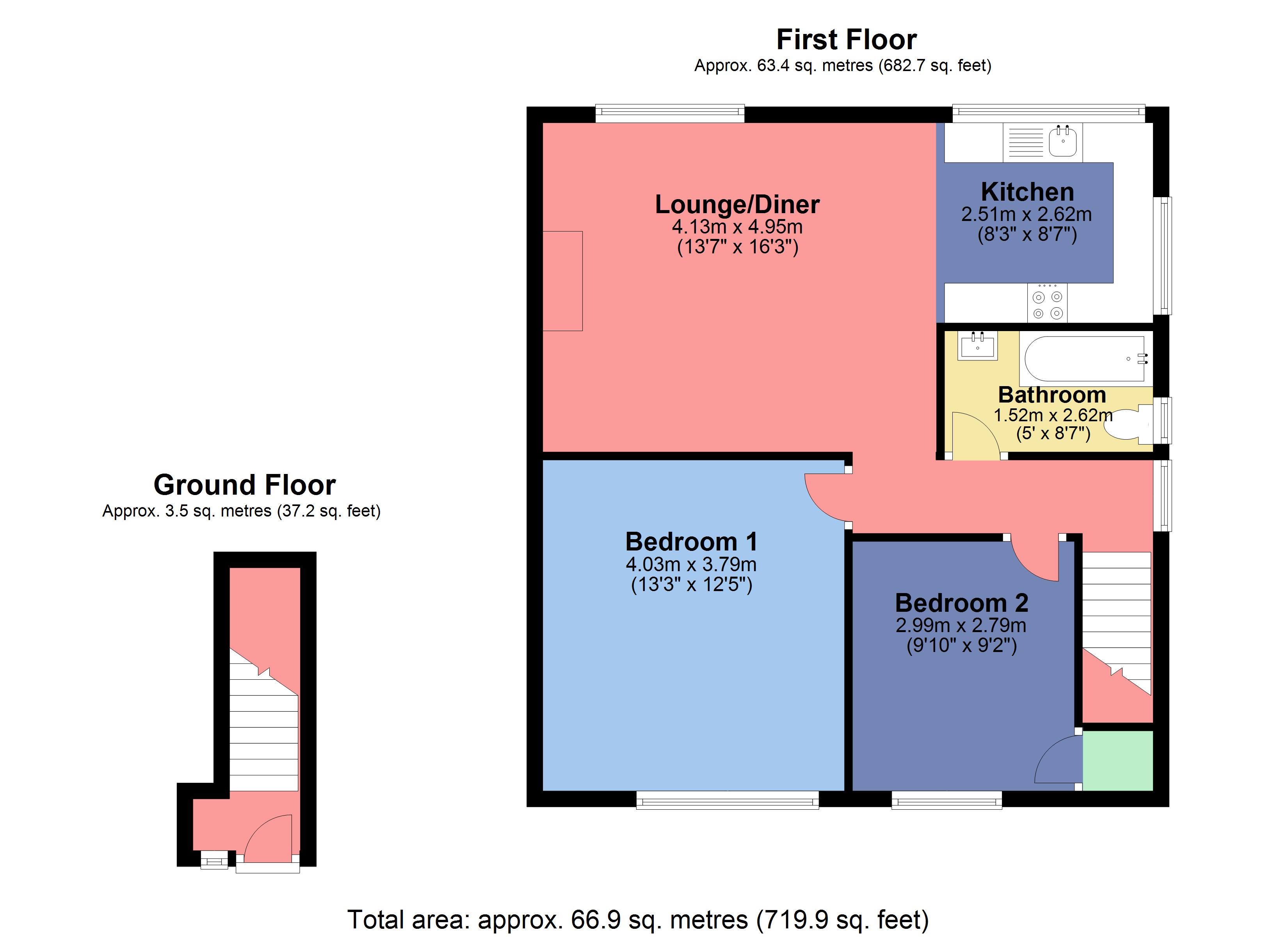 Herkomer Road, Bushey, Hertfordshire WD23, 2 bedroom for