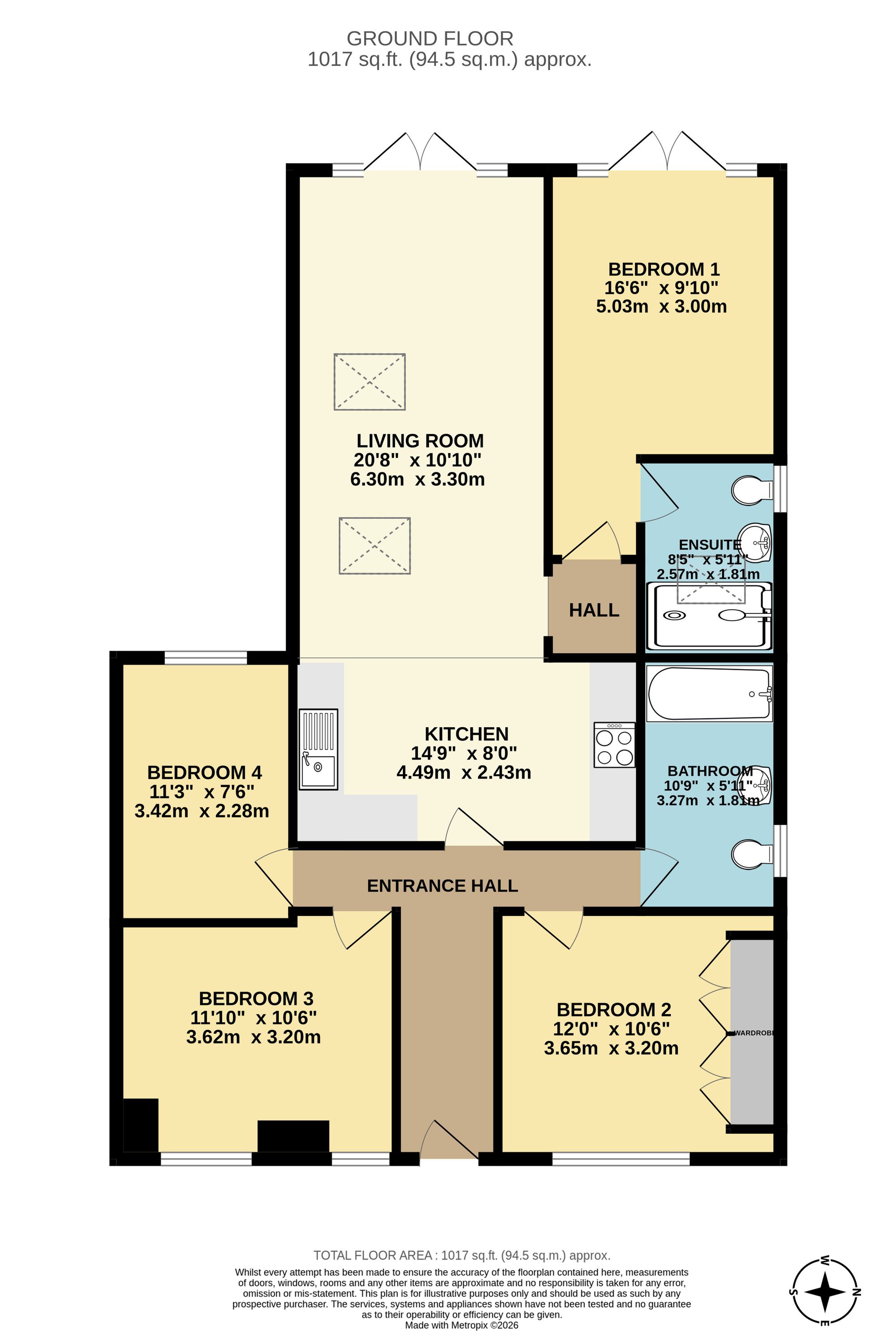 412 Maidstone Road, Gillingham floorplan