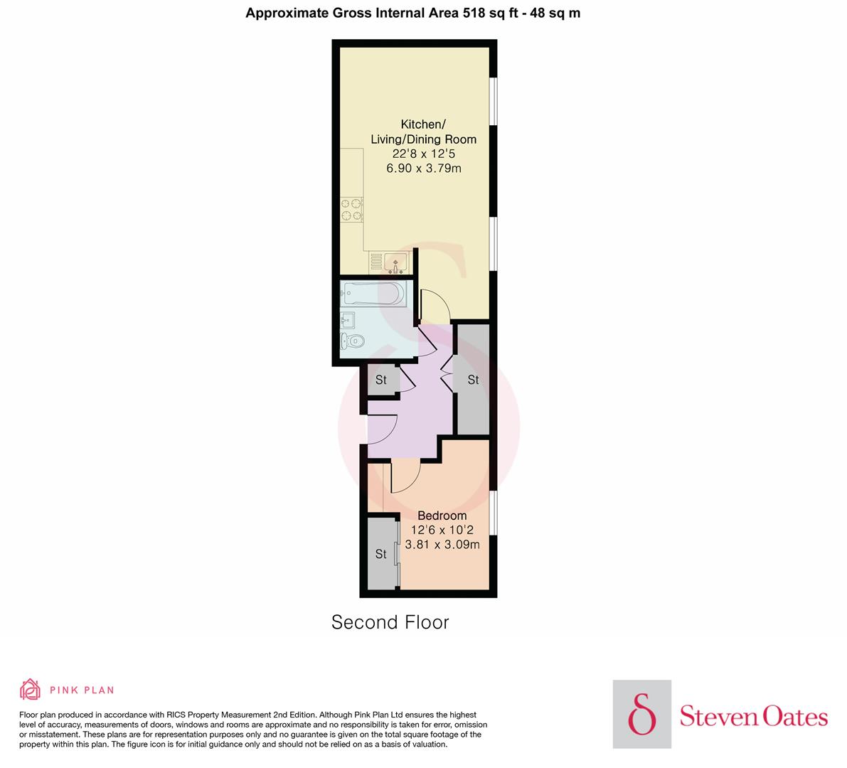 34, Henmarsh Court, Hertford floorplan