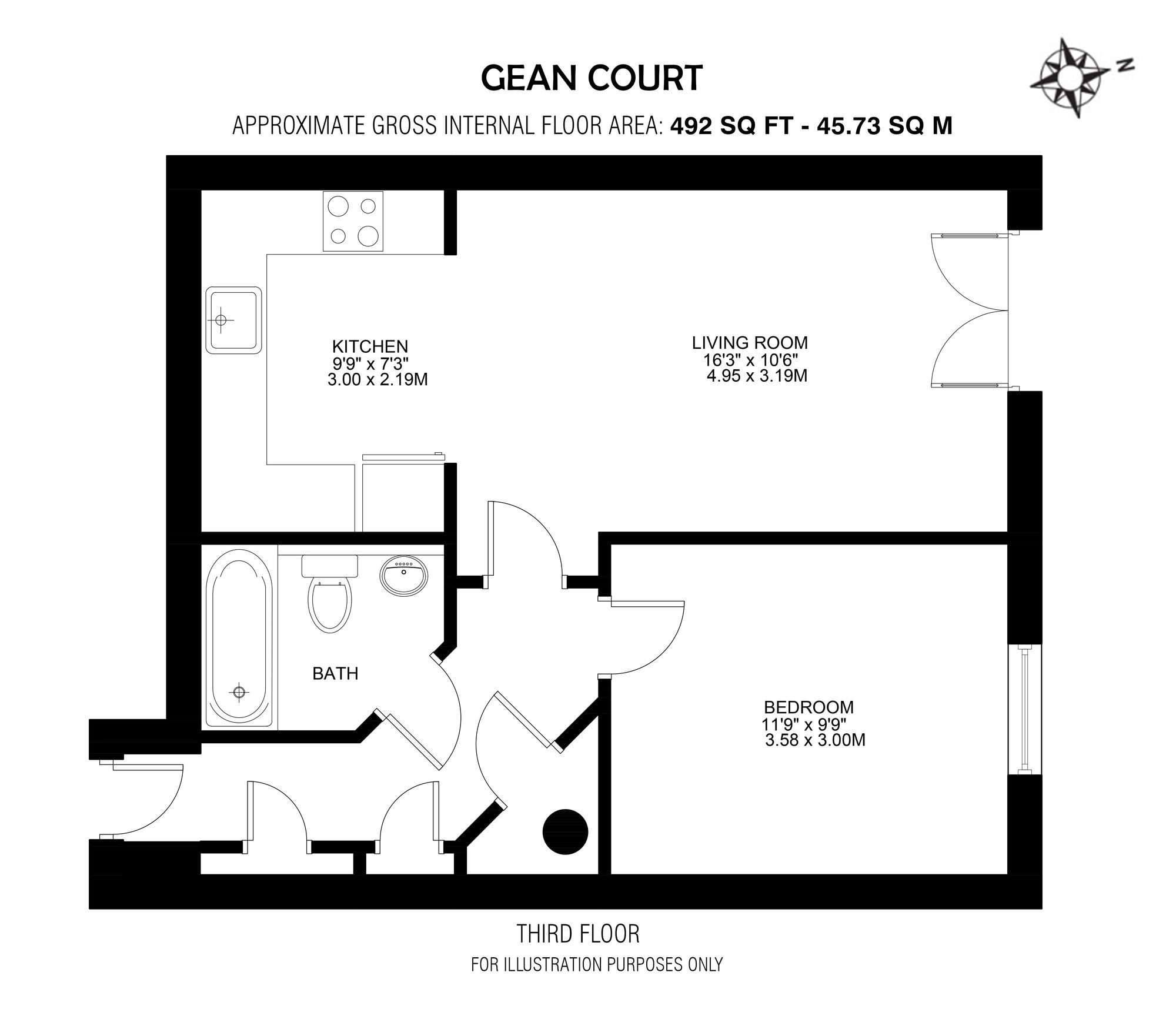 56 Cline Road, London floorplan