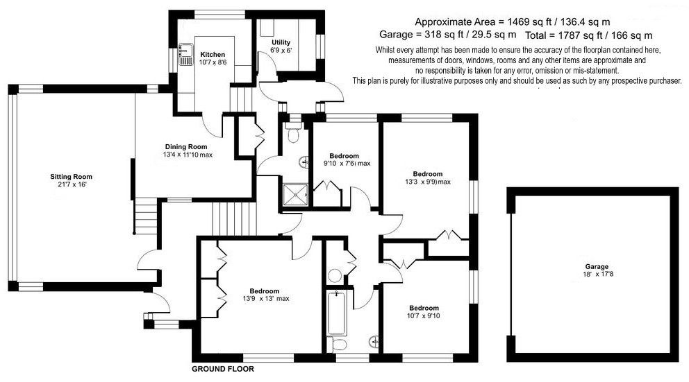 39, Lower Stoke, Bath floorplan